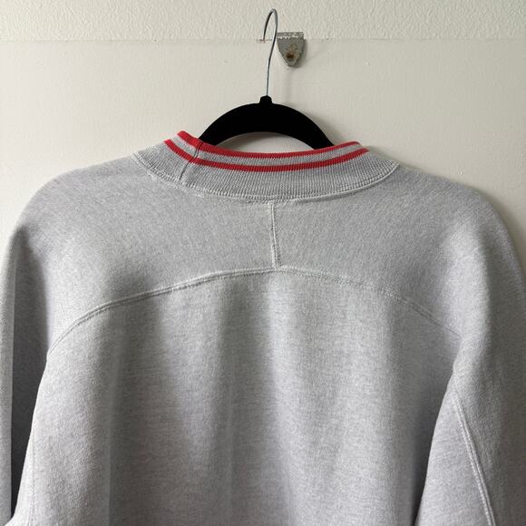 Vintage 90s Indiana University Hoosiers Embroidered Sweatshirt Crewneck - Picture 4 of 5